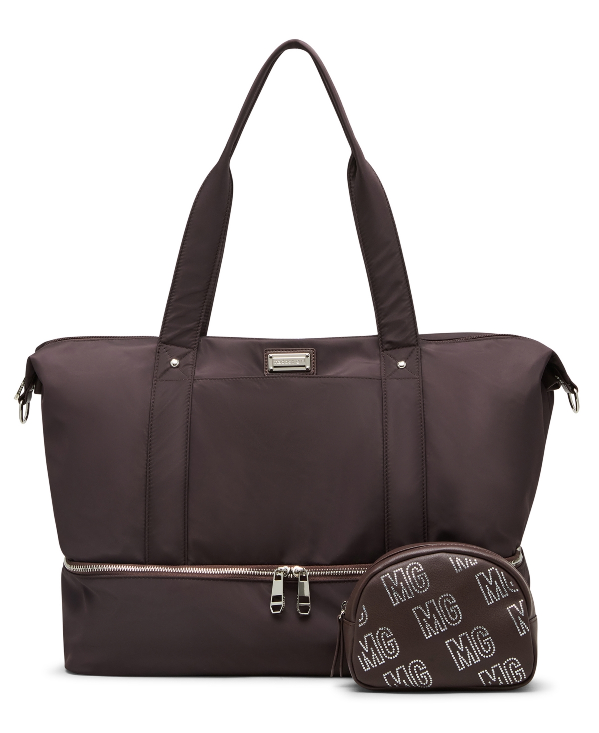 Madden Girl Katyt Top Handle Duffle Bag In Brown