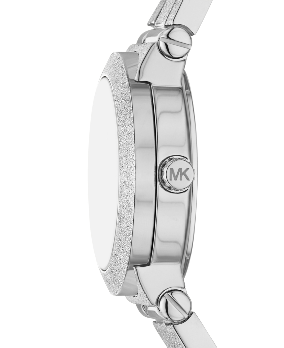 Michael Kors Petite Billie Frosted Silver-tone Watch In Metallic