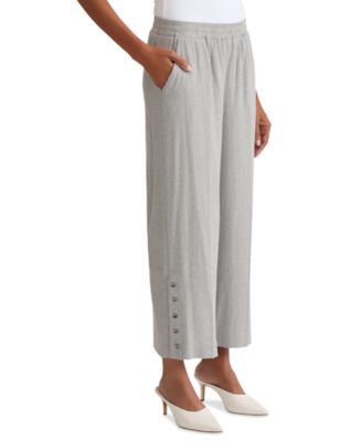 Women's High Rise Cropped Pull-On Pants