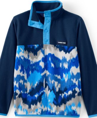 Girls Anyweather Fleece Snap Neck Pullover