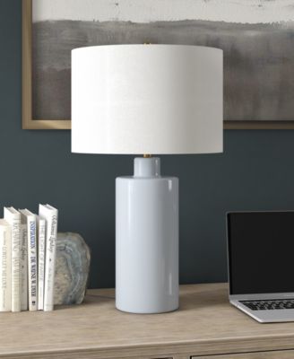 Selina 25" Ceramic Table Lamp with Fabric Shade