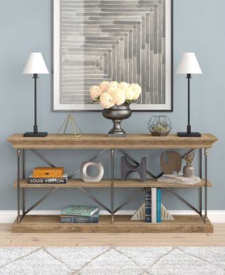 Clement 28" Metal Table Lamp with Fabric Shade