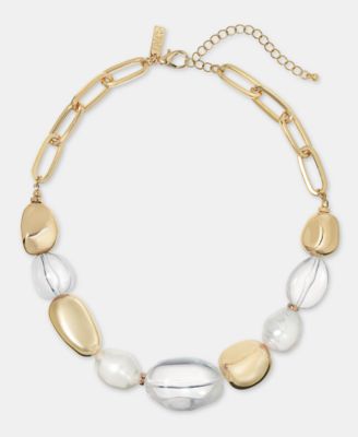 I.N.C. International Concepts - Mixed Bead Statement Necklace, 17" + 3" extender