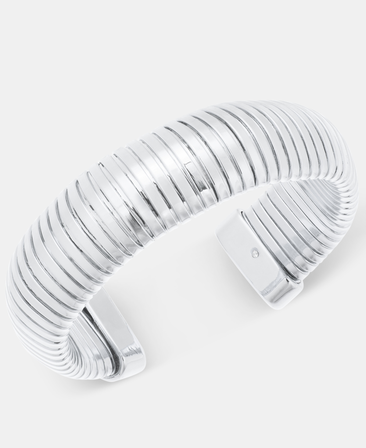 Inc International Concepts Omega Cuff Bracelet, Macy's Exclusive In Silver