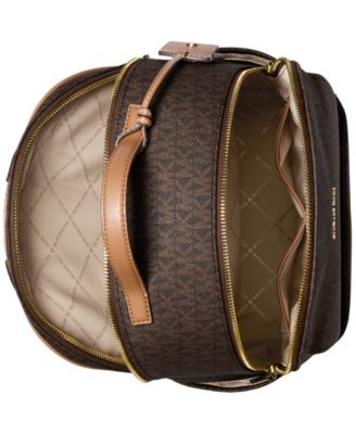 Michael Kors Sable Small Logo Multifunction Backpack