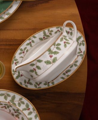 Holly & Berry Gold Gravy With Tray (2 Pcs), 13 oz.