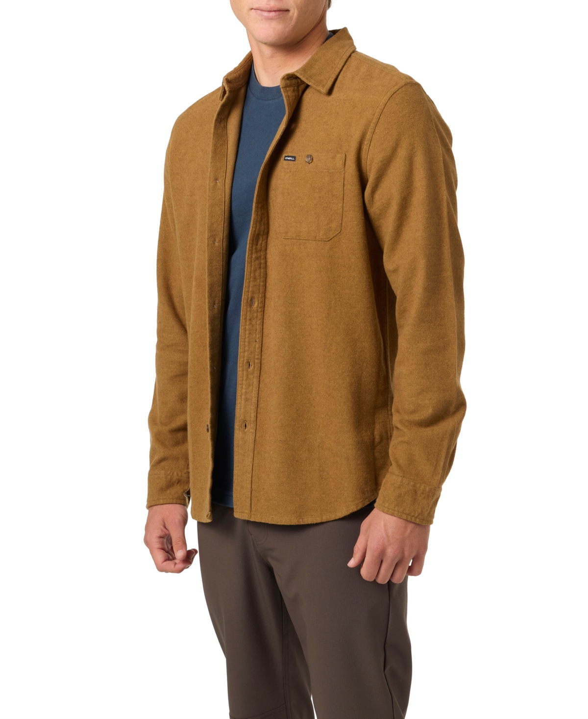 O'neill Regent Flannel Button-up Shirt In Brown
