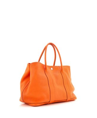 Pre-Owned Hermes 36 Garden Party Tote Leather