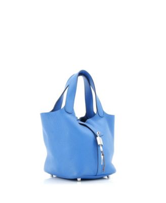 Pre-Owned Hermes PM Picotin Lock Bag Clemence