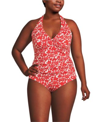 Women's Twist Halter Tankini Top
