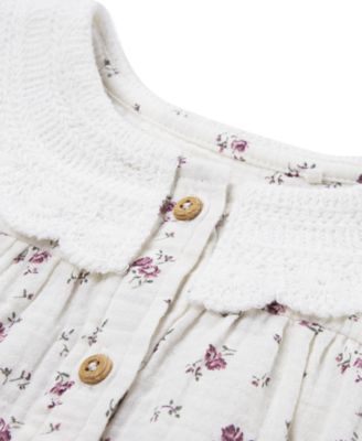 Toddler Girls 2-Piece Collared Blouse and Flared Leggings Set