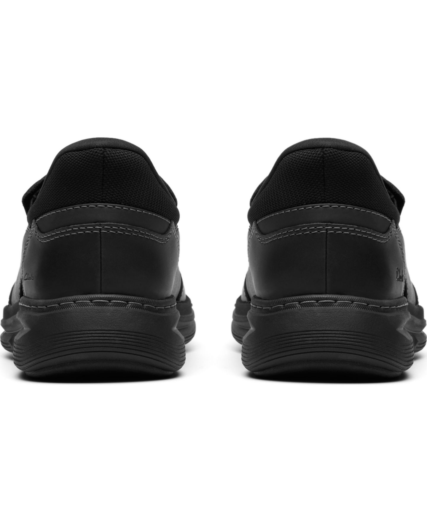 Мужские кроссовки Clarks Craftwell Step Dress Casual Slip On, цвет: Чёрный кожаный — фото 6