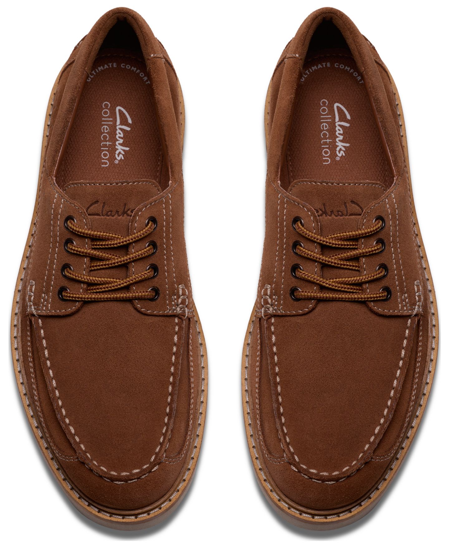 Мужское платье Clarks Weltridge Moc Toe Dress Casual Derby — фото 4