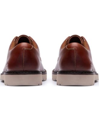 Chaussures Clarks Homme Weltridge Low - Derby élégant En Cuir Avec Semelle Légère En EVA, Style Décontracté Moderne