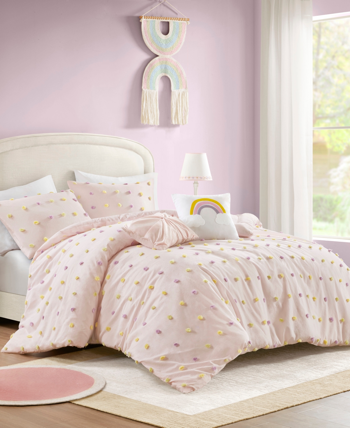 Intelligent Design Callie Pom Pom 5-pc. Comforter Set, Full/queen In Multi
