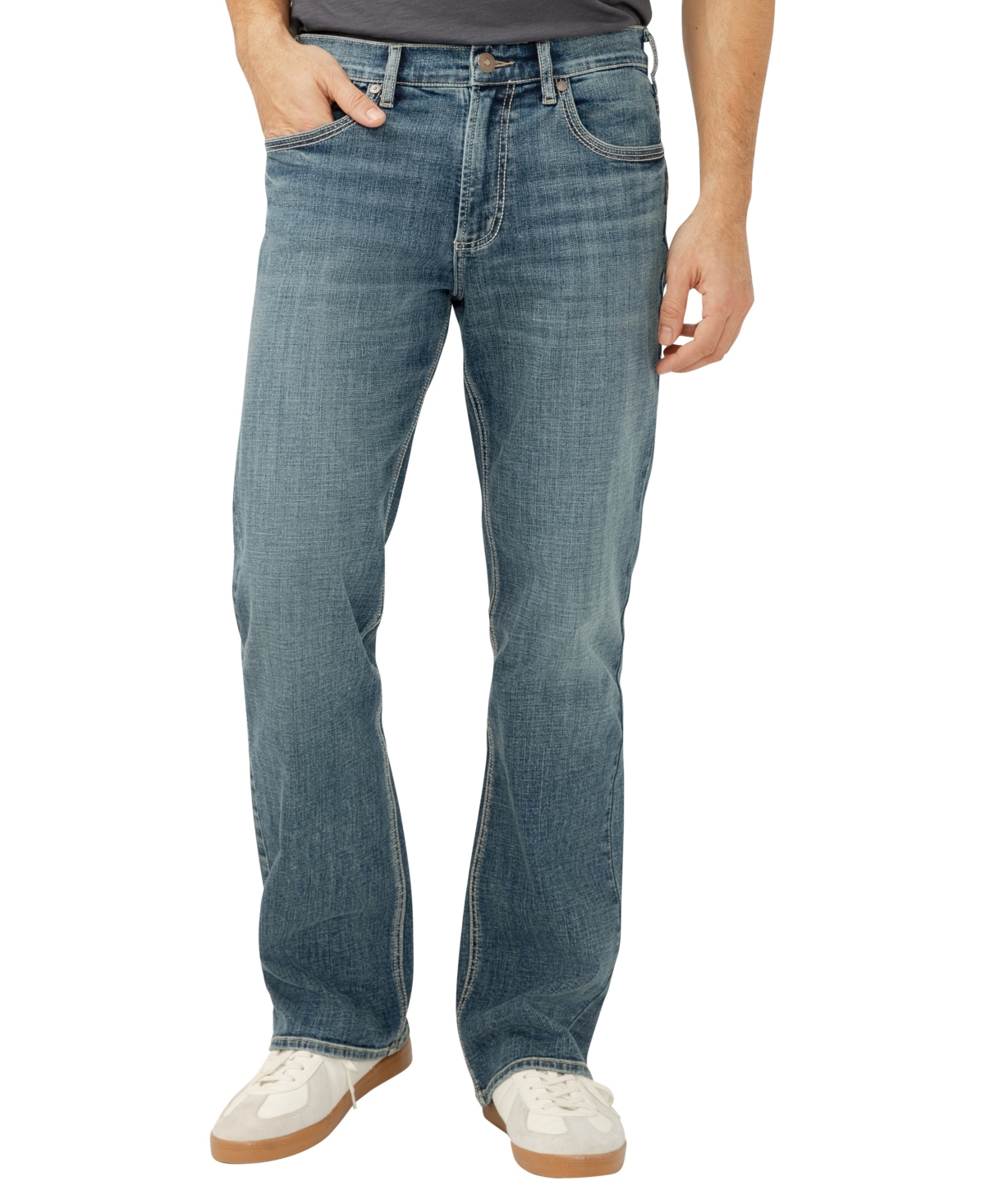 Men's Zac Relaxed Fit Straight Leg Jeans - Sequoia