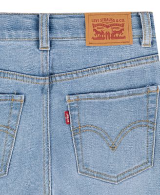 Big Girls High Rise Baggy Flared Jeans