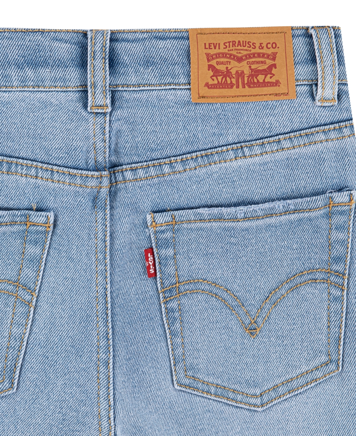 Levi's Big Girls High Rise Baggy Flared Jeans In Blue