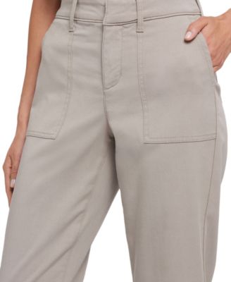 Petite Utility Straight Cropped Pants
