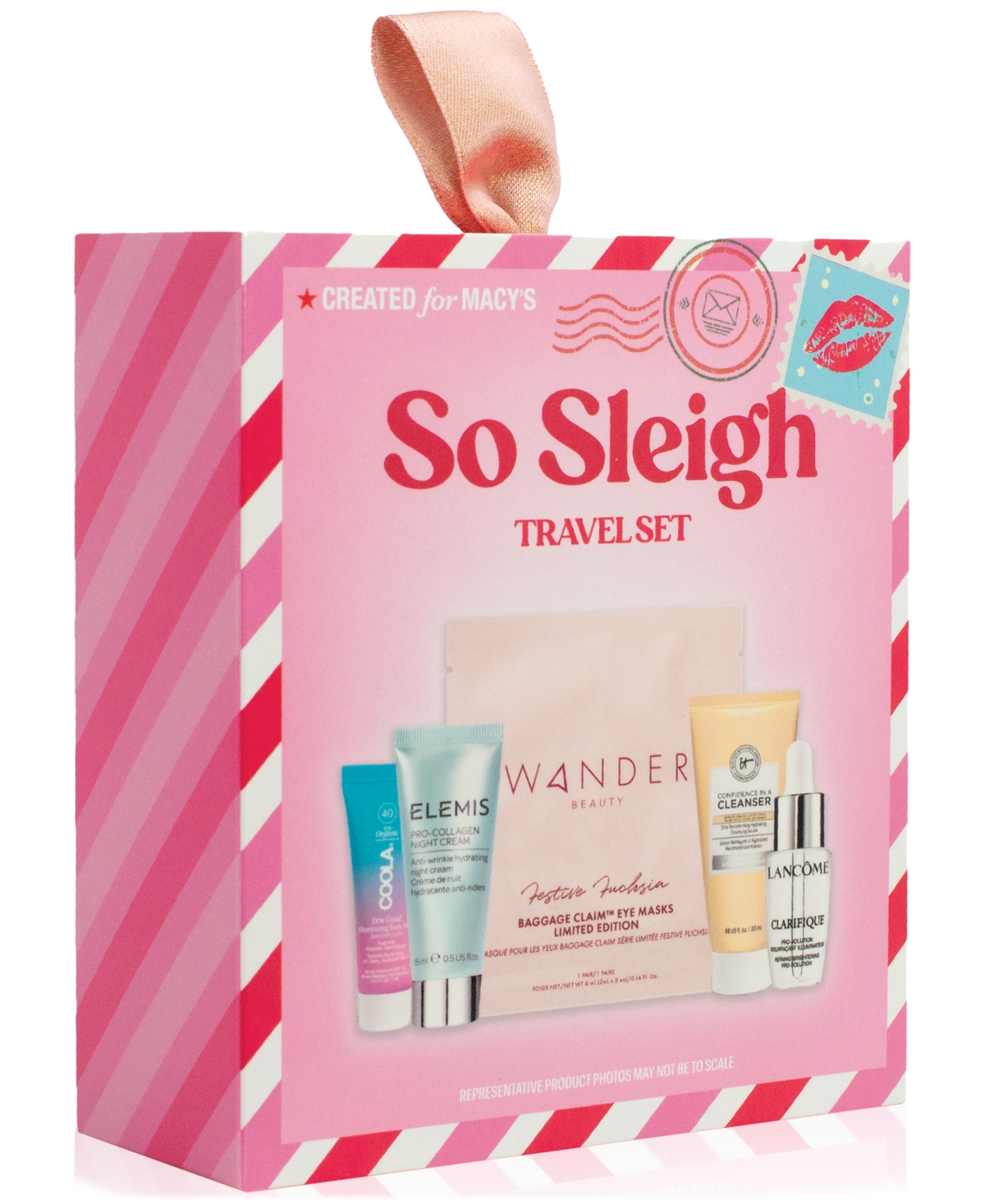 Created For Macy's 5-pc. So Sleigh Skincare Travel Set,  In Pink