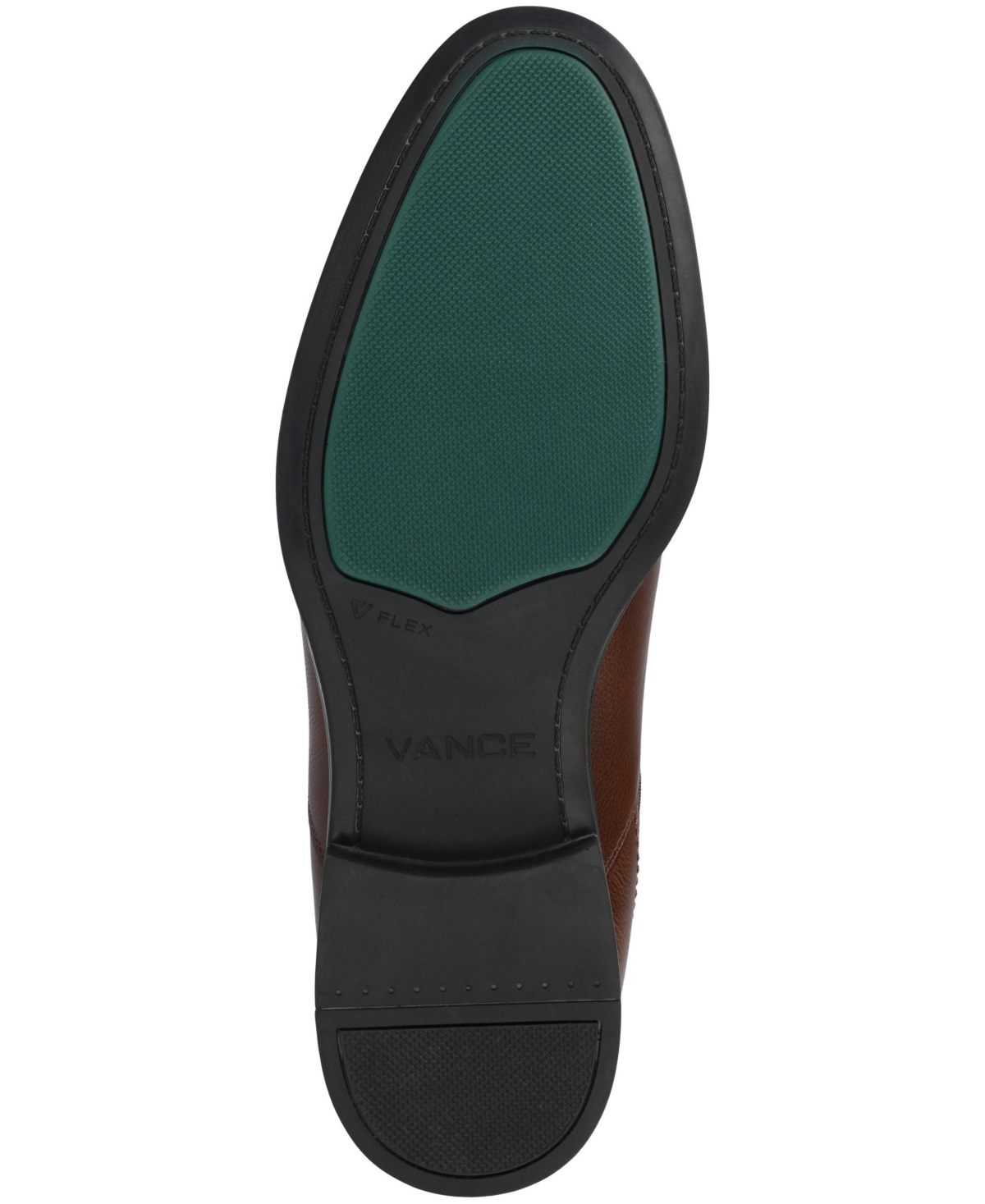 Vance Co. Vance Men's Josiah Medium And Wide Width Chelsea Boot In Brown