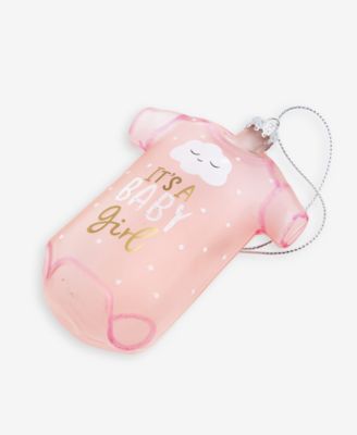 Baby's First Christmas Pink Bodysuit Ornament, Macy's Exclusive