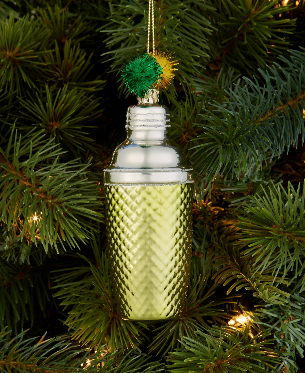 Holiday Lane Spirits Cocktail Shaker Ornament, Macy's Exclusive