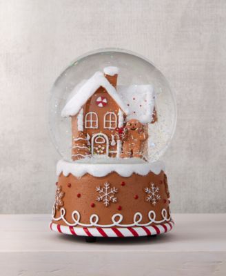Heritage Gingerbread House Musical Snow Globe, Macy's Exclusive 