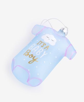 Baby's First Christmas Blue Bodysuit Ornament, Macy's Exclusive