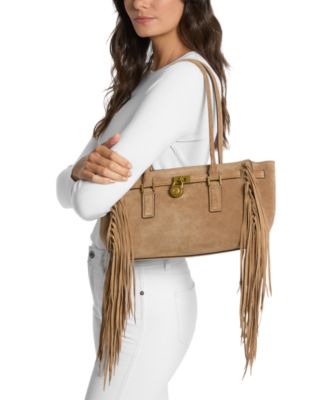 Michael Kors Hamilton Moderne Medium Leather East West Shoulder Tote