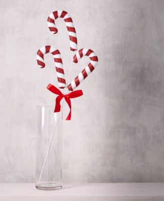 Christmas Cheer Candy Cane Pick Ornament, Macy's Exclusive