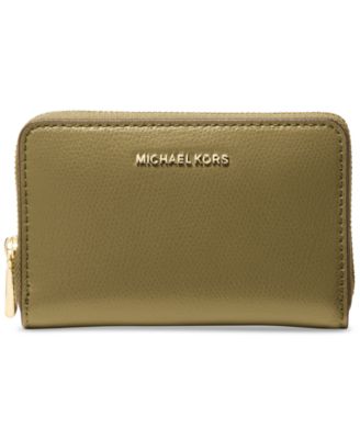 Michael Kors - Jet Set Leather Zip-Around Card Case