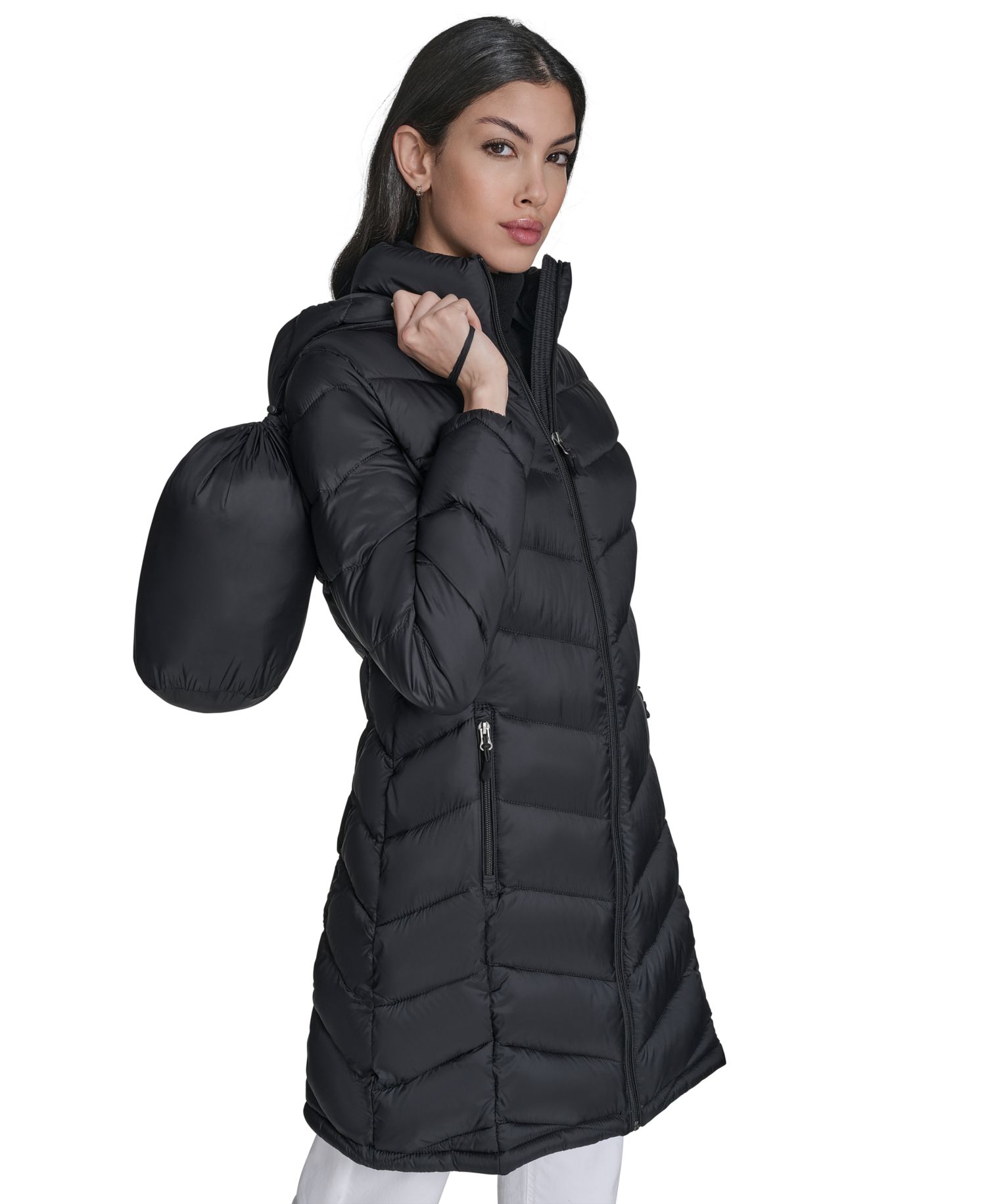 Women's Packable Hooded Puffer Coat