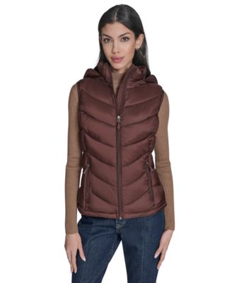 Charter Club - Women's Packable Hooded Puffer Vest