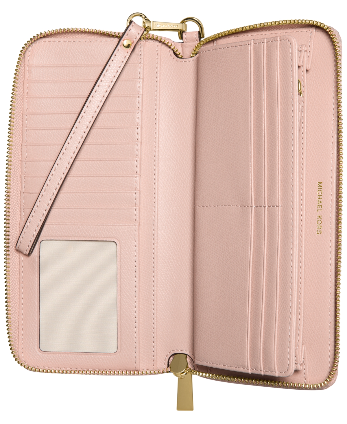 Michael Kors Michael  Jet Set Travel Continental Wallet In Brown