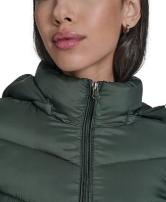 Women's Packable Hooded Puffer Coat, Created for Macy's