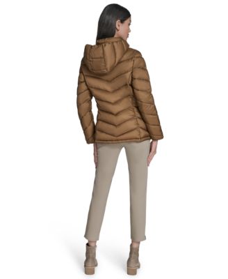 Women's Packable Hooded Puffer Coat, Created for Macy's