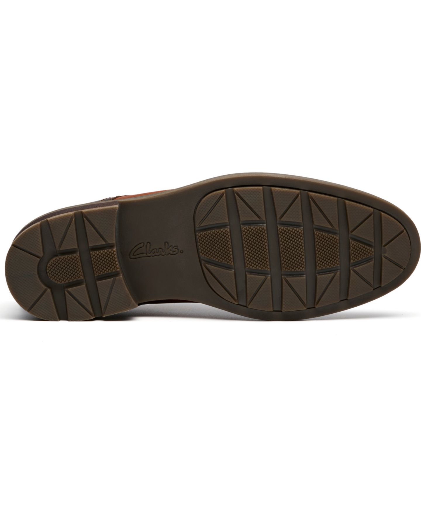 Мужские туфли Clarks Emmet Plain Toe Dress Shoe, цвет: Чёрный гладкий кожаный — фото 7