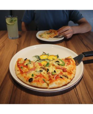 Lemon Round Pizza Serving Platters, Set of 2