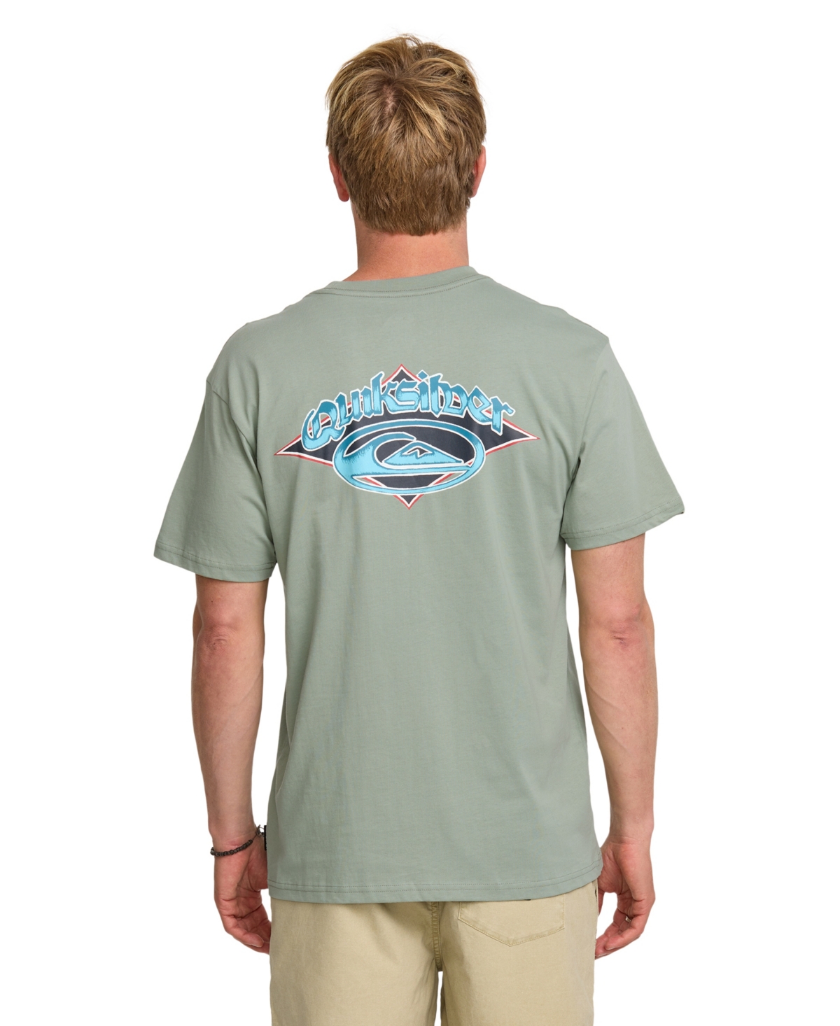 Men's Brushwork Short Sleeve T-Shirt - Herb