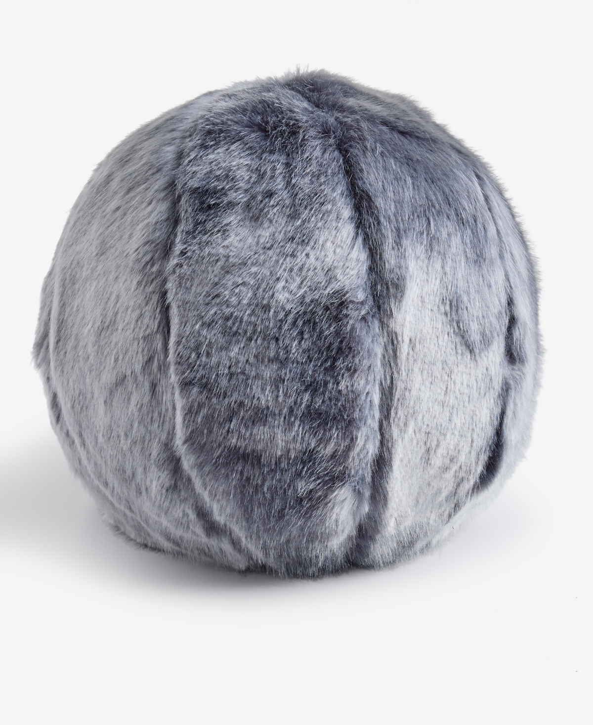Hotel Collection Lynx Faux Fur Decorative Pillow, 10" Round, Exclusively at Macy's