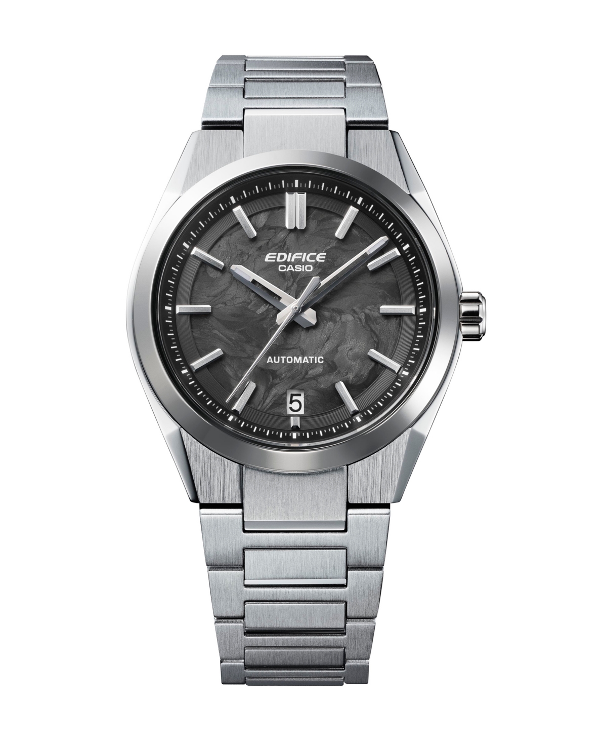 G-Shock Men's Edifice Silver-Tone Stainless Steel Watch