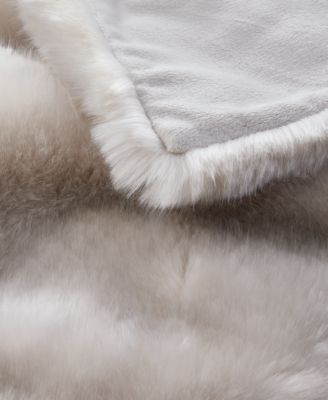 Lynx Faux Fur Throw, 50" x 60", Exclusively at Macy’s