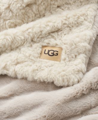 Orly Mixed Faux-Fur Throw, 50" x 70"