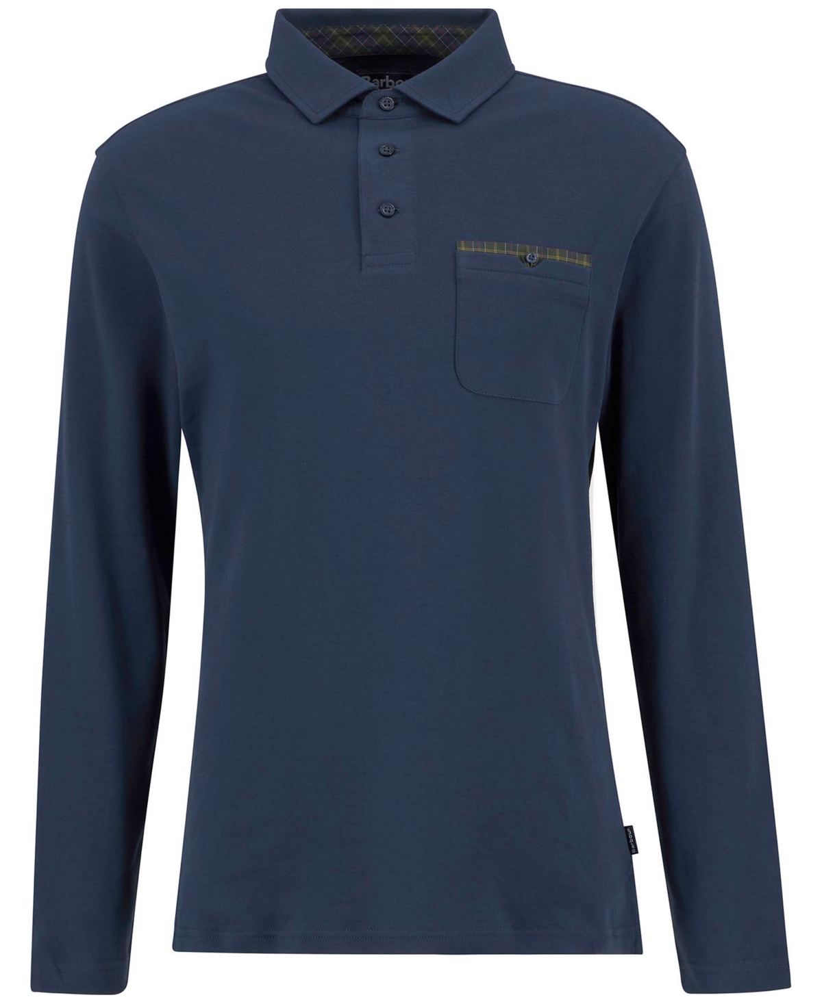 Barbour Long Sleeve Cornpatch Polo Shirt In Blue