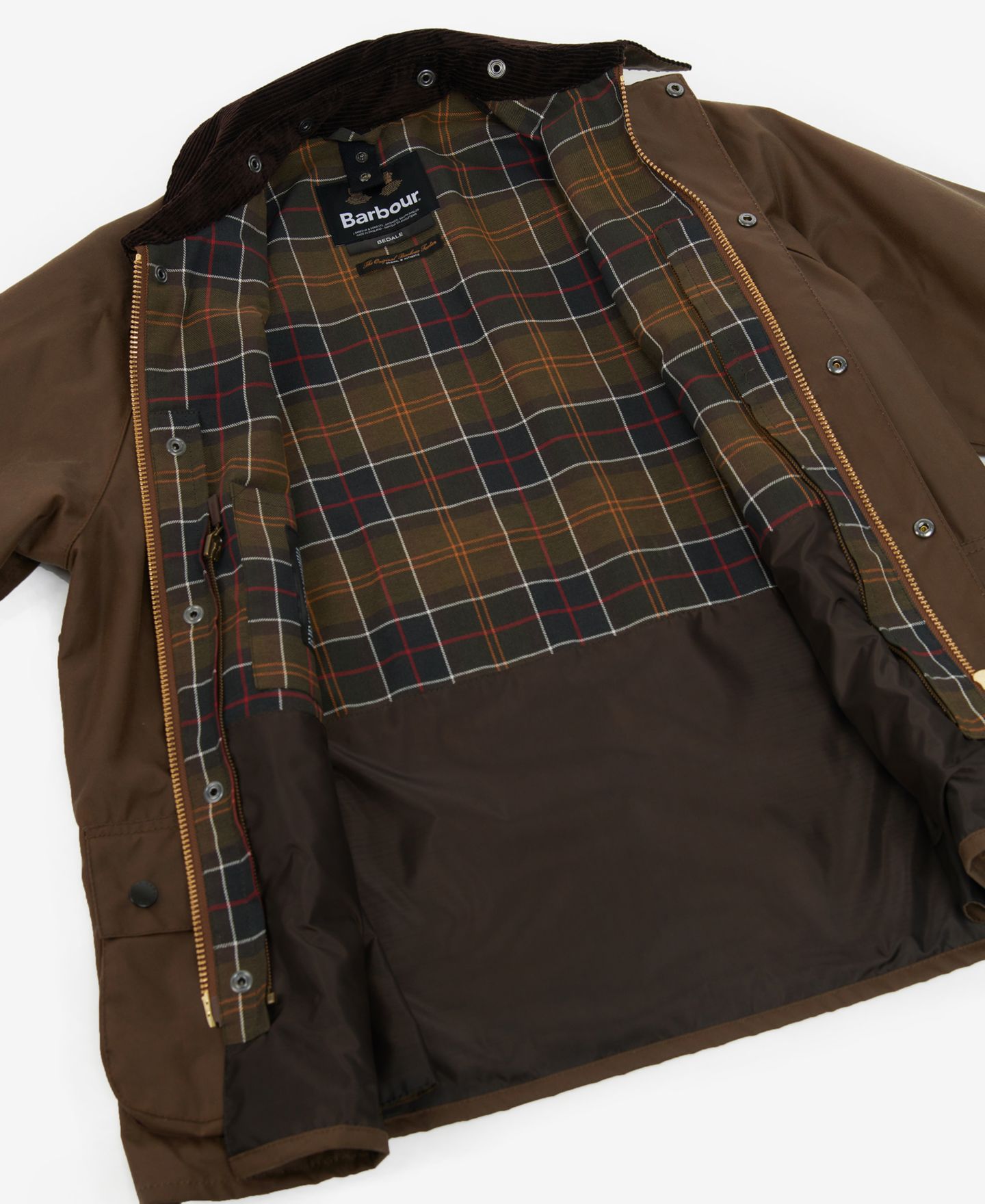 Мужская куртка Barbour Bedale Waxed Cotton, цвет: Коричневый — фото 9