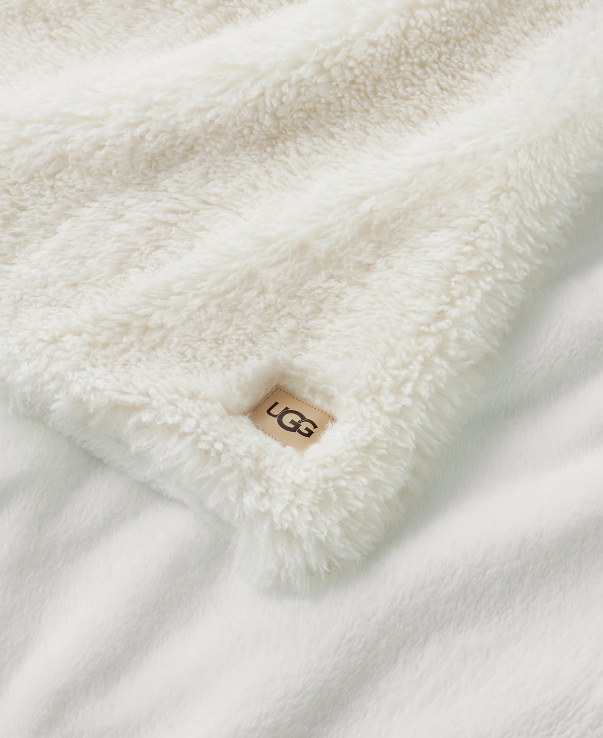 Ugg Corben Textured Throw, 50" X 70" In White
