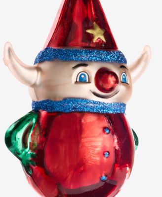 Thanksgiving Day Parade 2025 Glass Elf Ornament, Macy's Exclusive