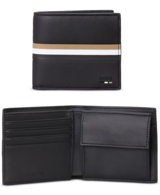 Hugo Boss - Men's Ray Four-Card Logo Stripe Wallet