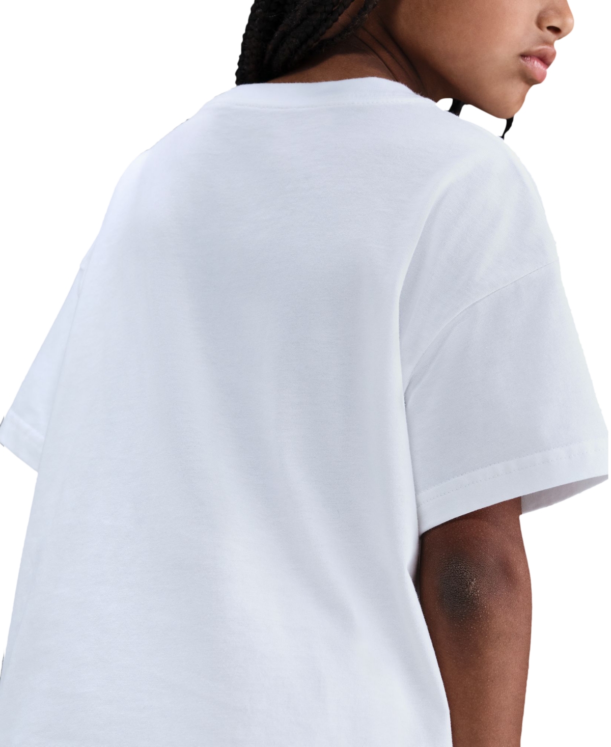 Nike Big Kids Sportswear Logo Graphic T-shirt In White
